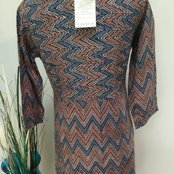 NWT Anokhi cotton coverup. - Picture 5 of 10